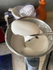 Aquafaba montée en neige